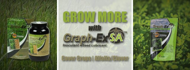 使用Graph-Ex™SA种植更多的苜蓿/三叶草和覆盖作物